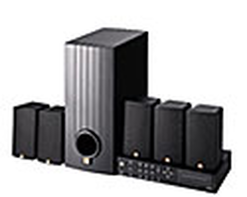 SIMPLY CINEMA ESC 230 - Black - 90 Watt Dolby Pro Logic, Dolby Digital Ready and DTS Ready Home-Cinema Package (7 PIECE) - Hero